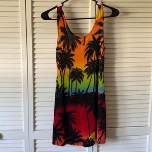 Palm Tree Sun Dress